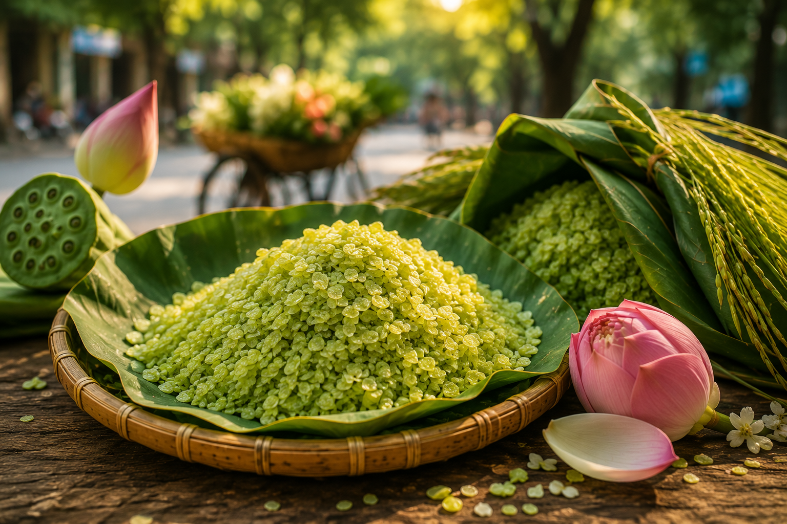 Cốm làng Vòng – Hương vị không thể thiếu mỗi độ thu về